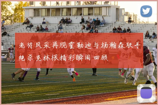 老将风采再现霍勒迪与杨瀚森联手绝杀克林根精彩瞬间回顾
